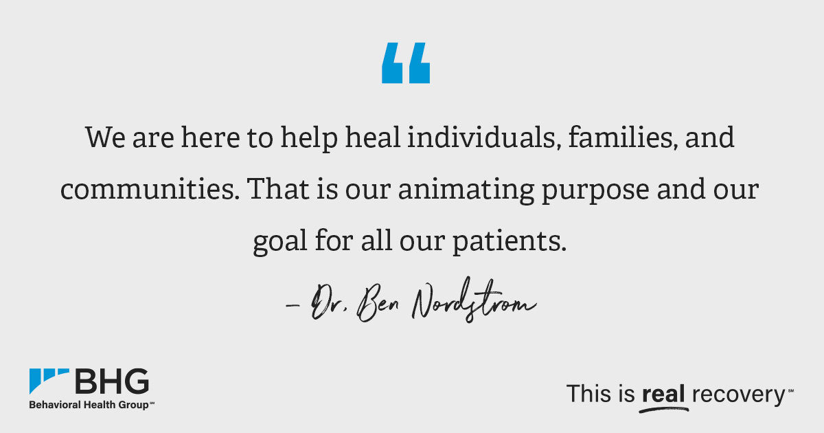 Talking Treatment vs. Recovery with Dr. Ben Nordstrom