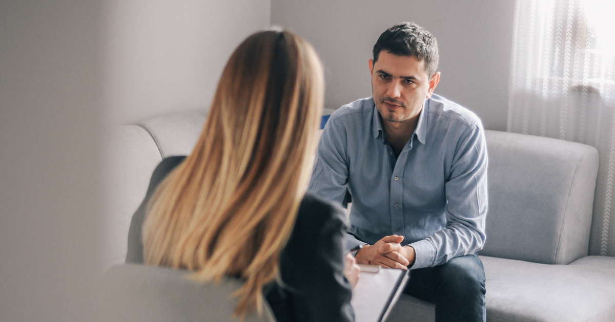 A session between a patient and a healthcare provider, symbolizing support and guidance during buprenorphine treatment for opioid use disorder (OUD).