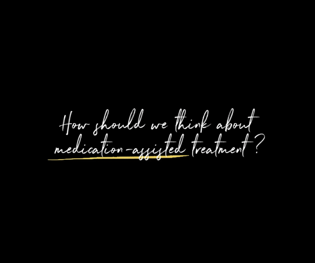 BHG clinicians discussing medication-assisted treatment, explaining how FDA-approved medications combined with counseling support effective, long-term addiction recovery.