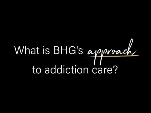 BHG staff explaining the organization’s approach to addiction care, including evidence-based treatment, behavioral health support, and patient-centered recovery strategies.
