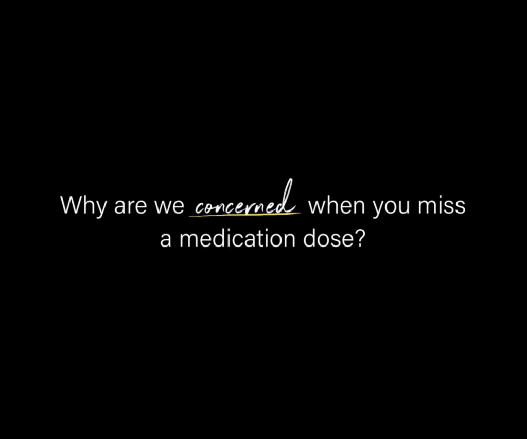 BHG’s Chief Medical Officer, Dr. Ben Nordstrom, explaining why missing a medication dose in addiction treatment can affect recovery and the importance of adherence to prescribed treatment plans.