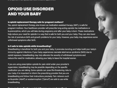 Thumbnail of Breastfeeding Baby and Me flyer.