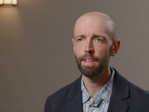 Dr. Matt Perdue speaking about the importance of addiction care and a whole-person approach combining medications and counseling.