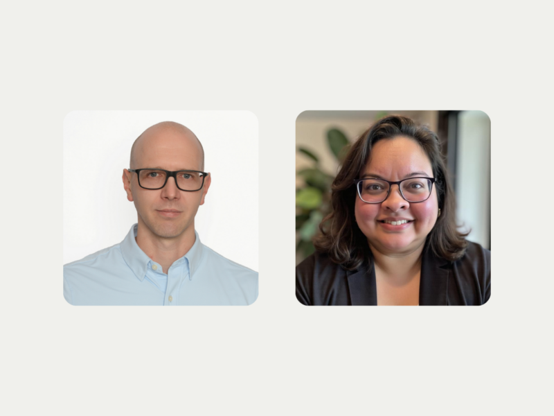 An image of Dr. Nathan Mullins and Dr. Melinda Turner, webinar speakers on treating opioid use disorder in pregnancy.